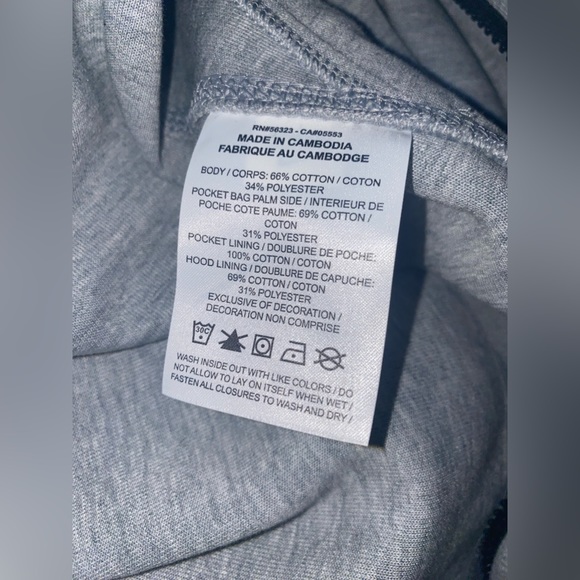 Nike Tech Fleece Full Zip Up Hoody Size Large in Grey and Black 928483-064 - Picture 6 of 7